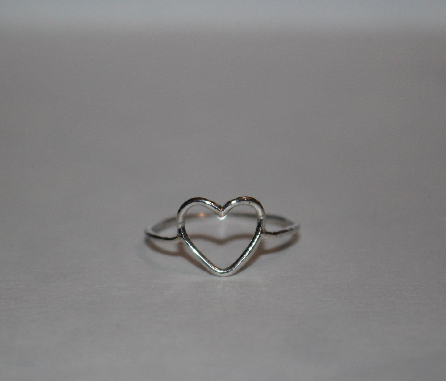 Sterling Silver One of a Kind Heart Rings