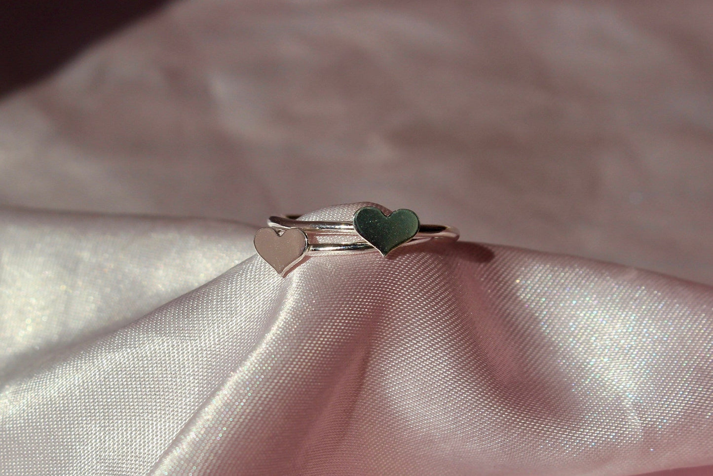 Tiny Heart Ring in Sterling Silver