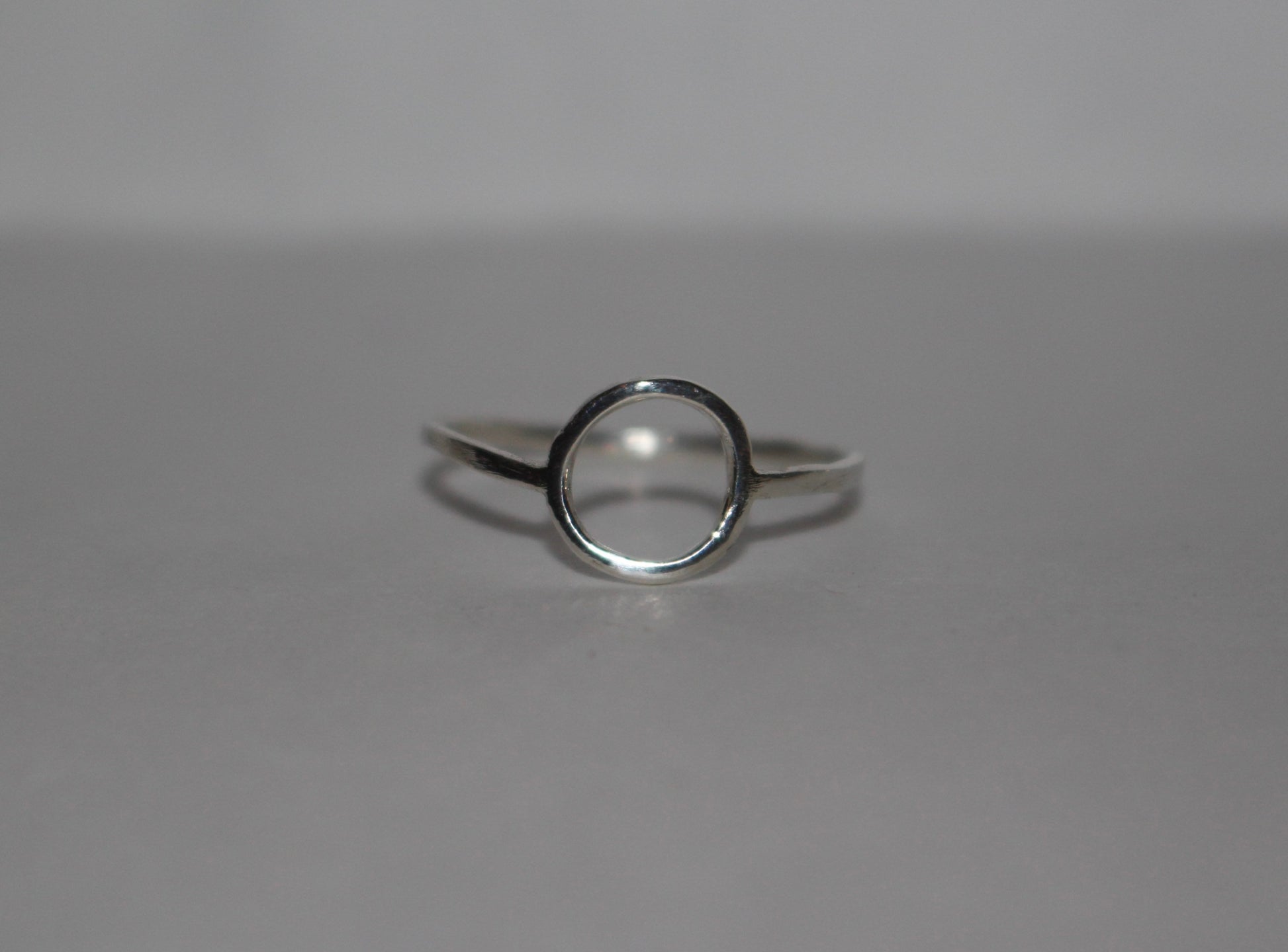 Sterling Silver Circle Stacking Ring