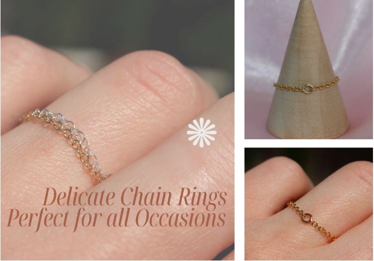 Why Delicate Chain Rings Are Perfect for Any Occasion – Chloe Isadora ...
