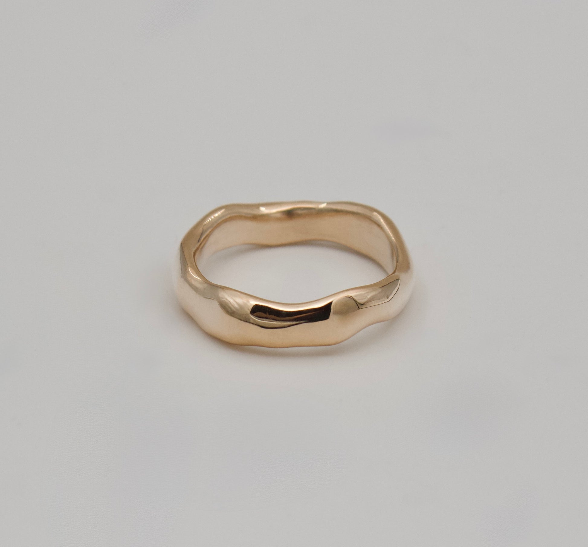 Slalom Ring | Solid 10k Gold