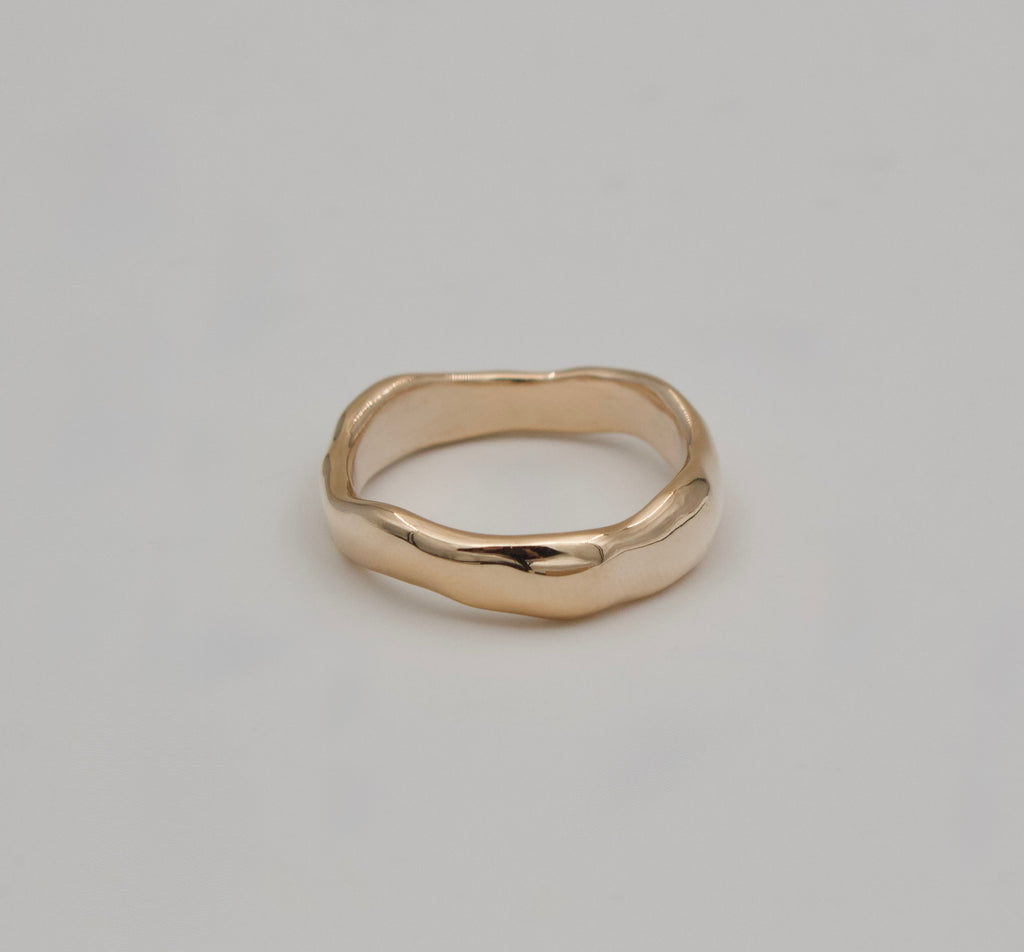 Slalom Ring | Solid 10k Gold