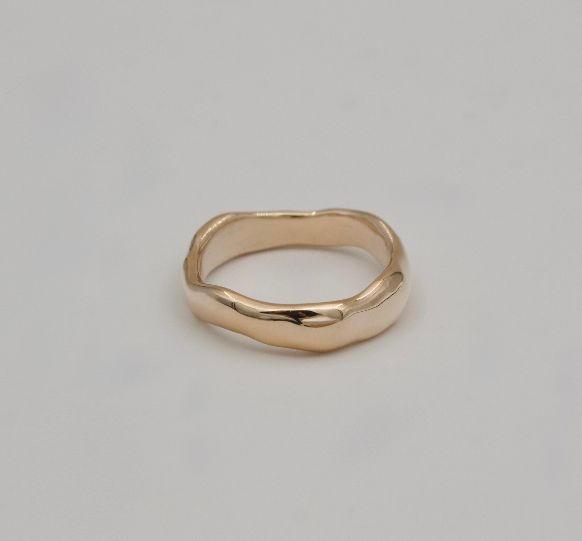 Slalom Ring | Solid 10k Gold