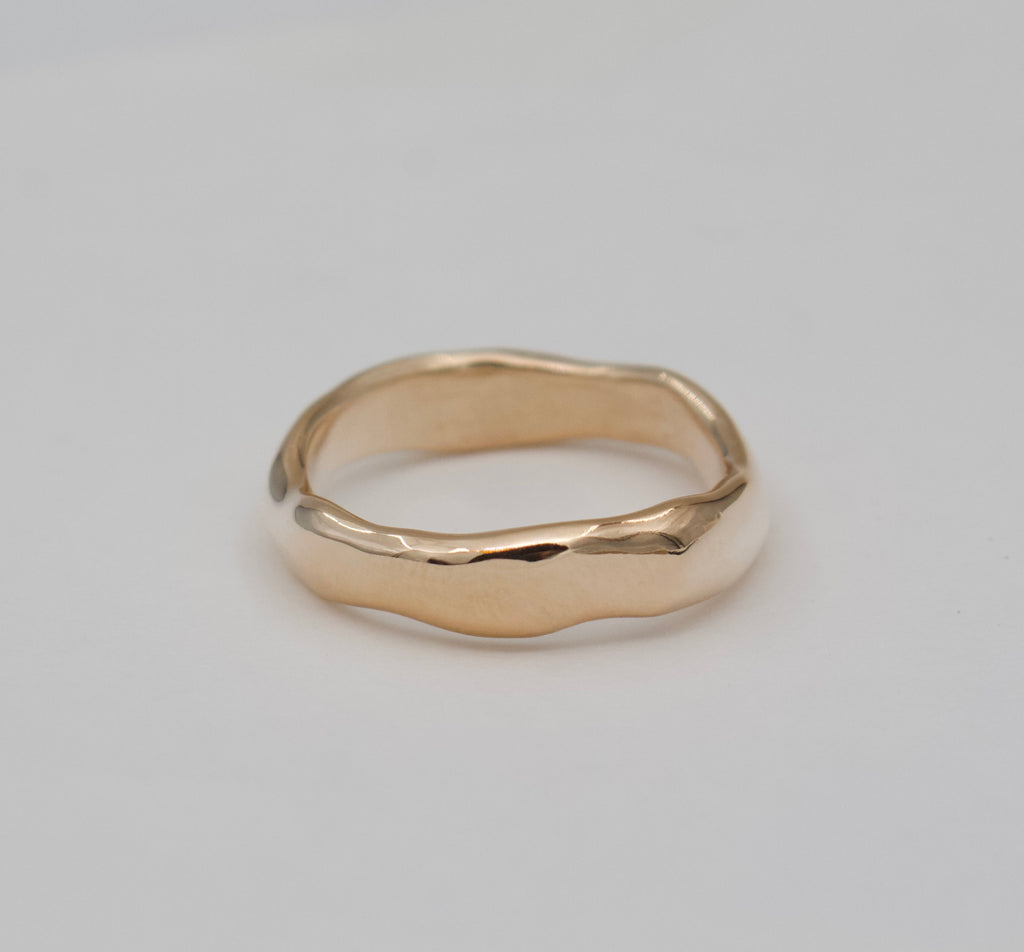 Slalom Ring | Solid 10k Gold