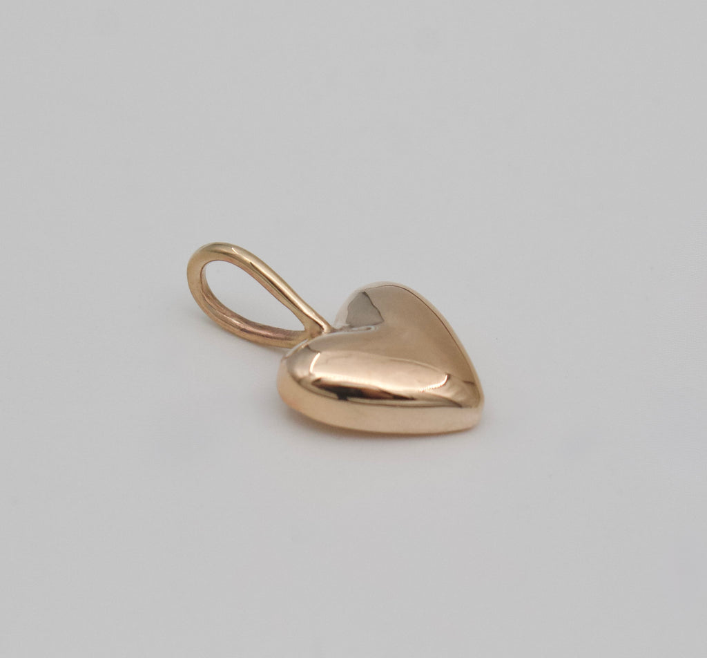 Solid Gold Heart Necklace