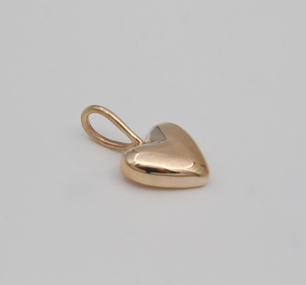 Solid Gold Heart Necklace
