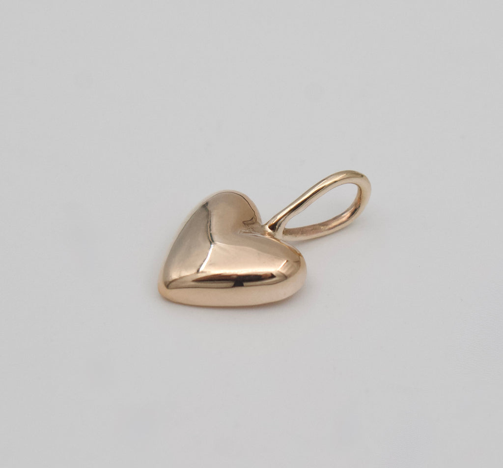 Solid Gold Heart Necklace