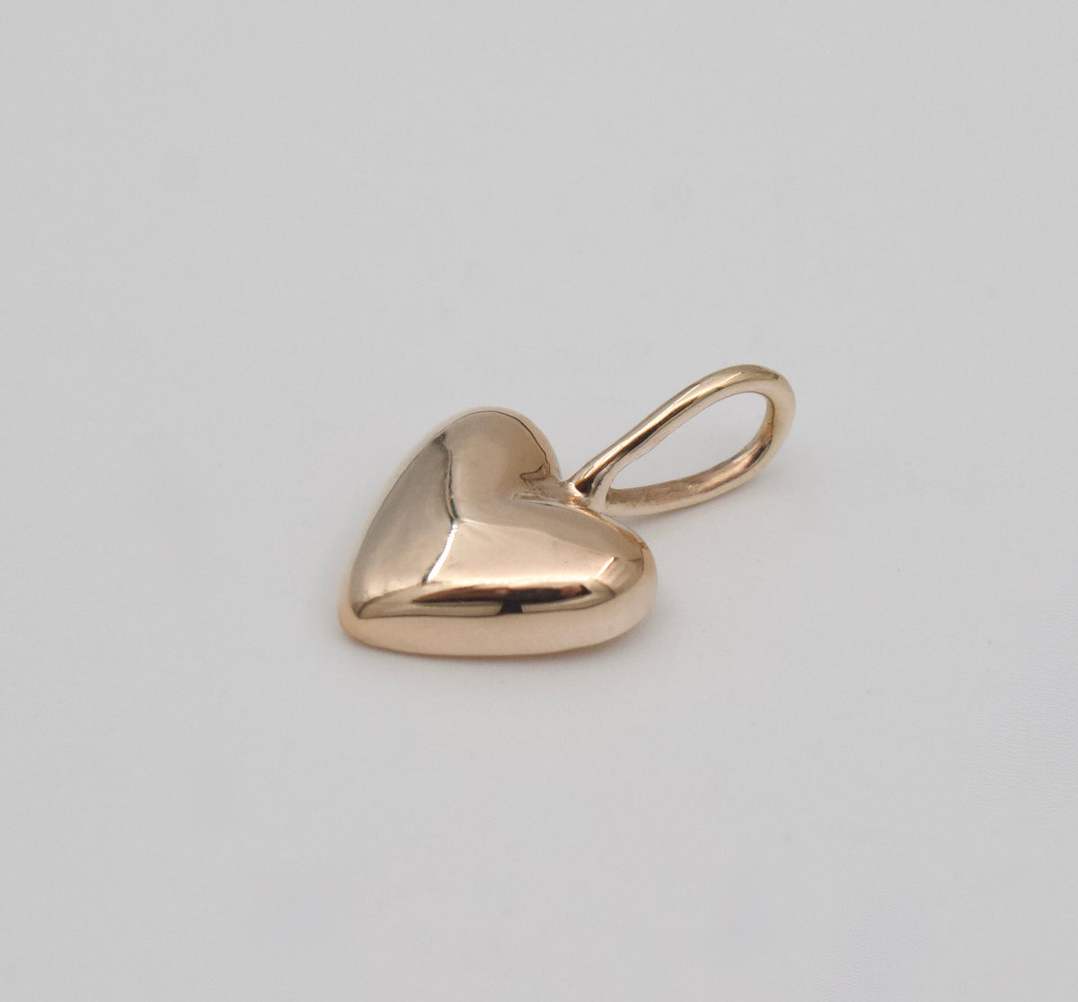 Solid Gold Heart Necklace