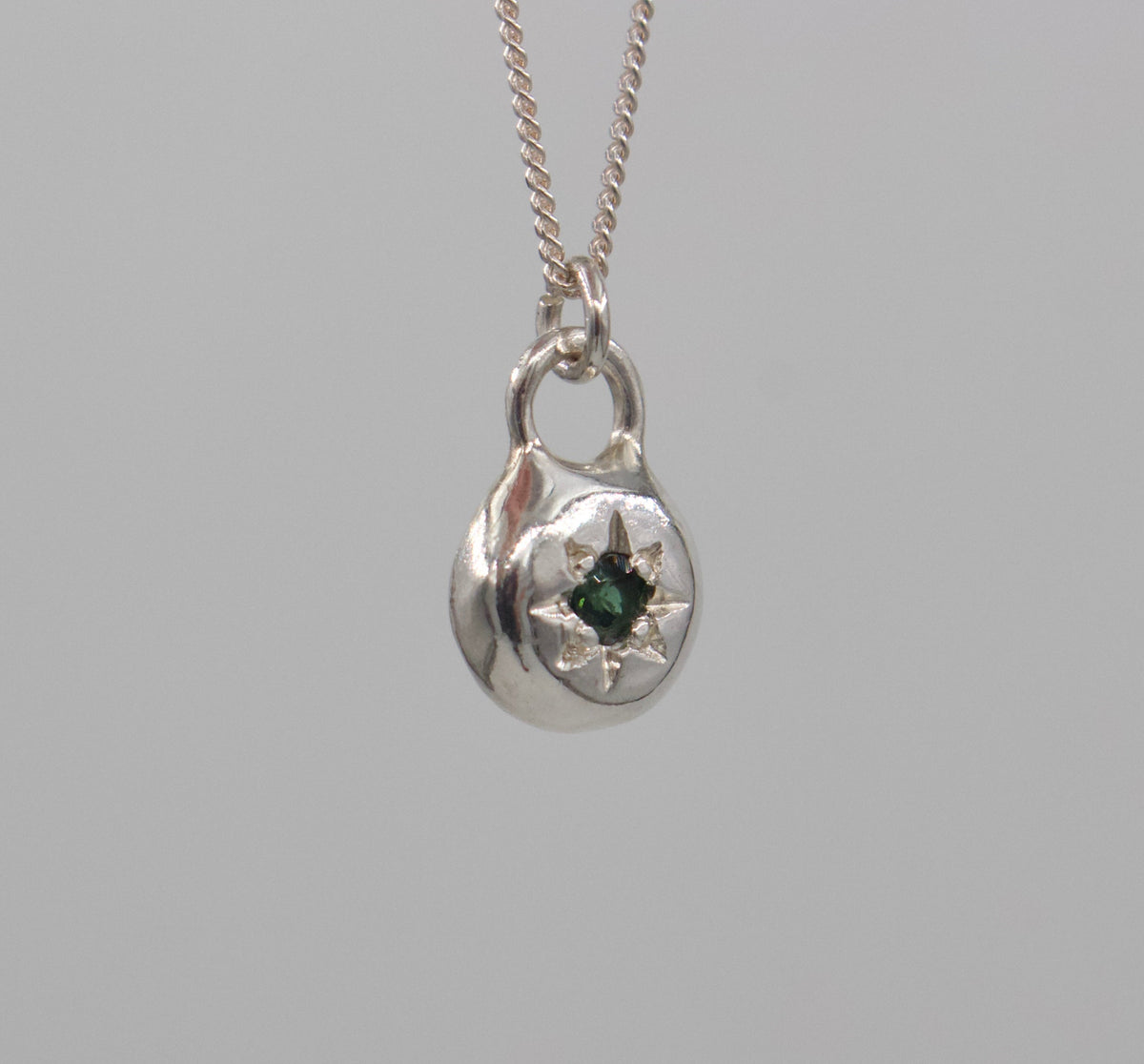 Star Set Tourmaline Necklace | Minima Collection