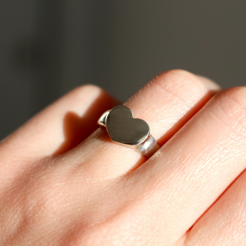 Heart Signet Ring