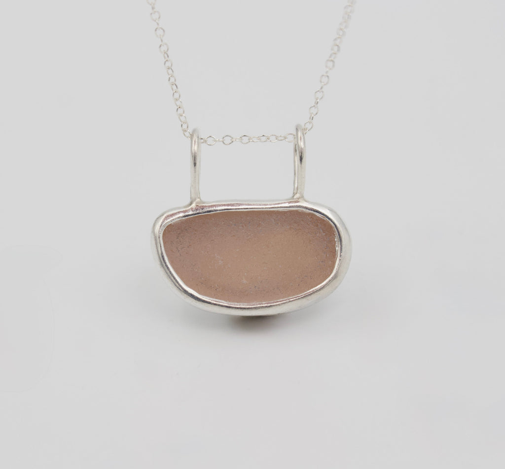 Rare Pink Sea Glass Necklace | Drift Collection