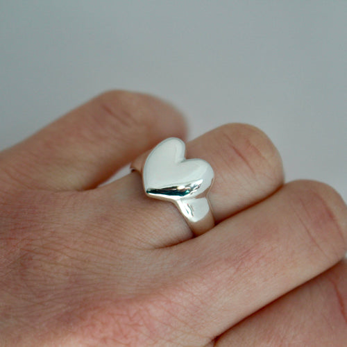 Bubble Heart Ring