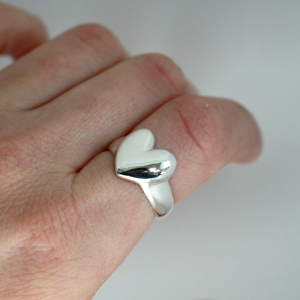 Bubble Heart Ring