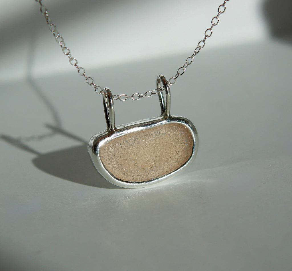 Rare Pink Sea Glass Necklace | Drift Collection