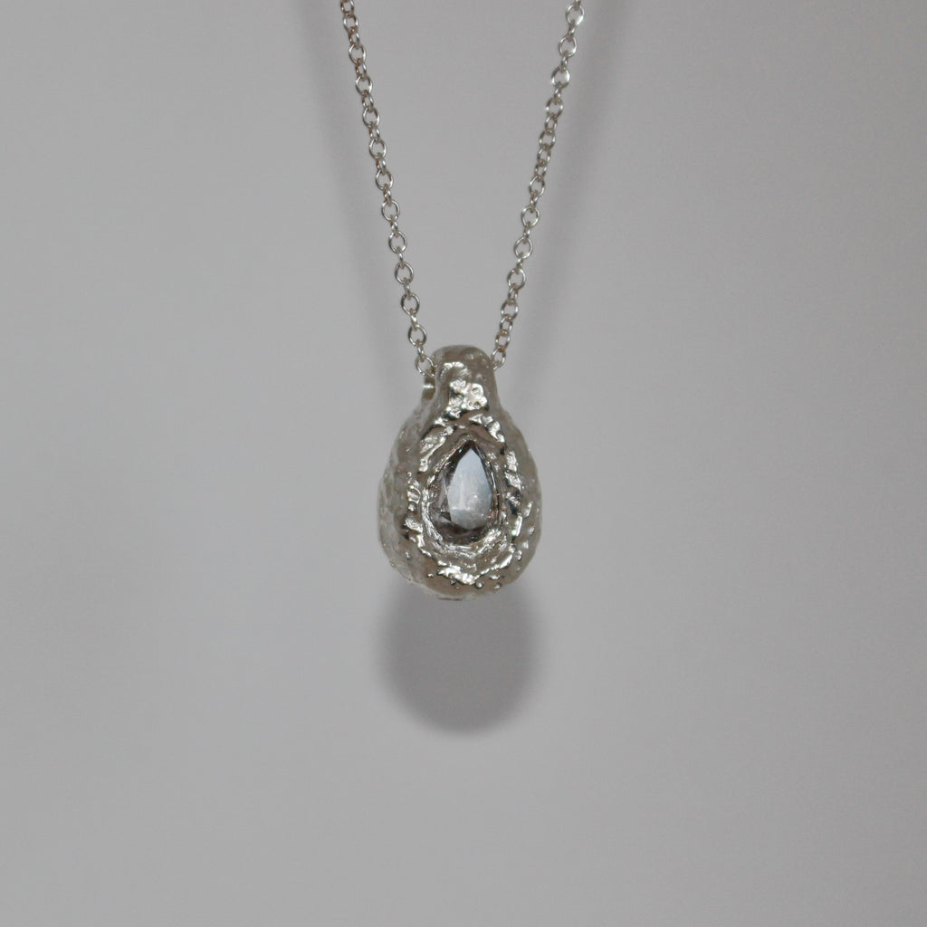 Ember Drop Pear Necklace