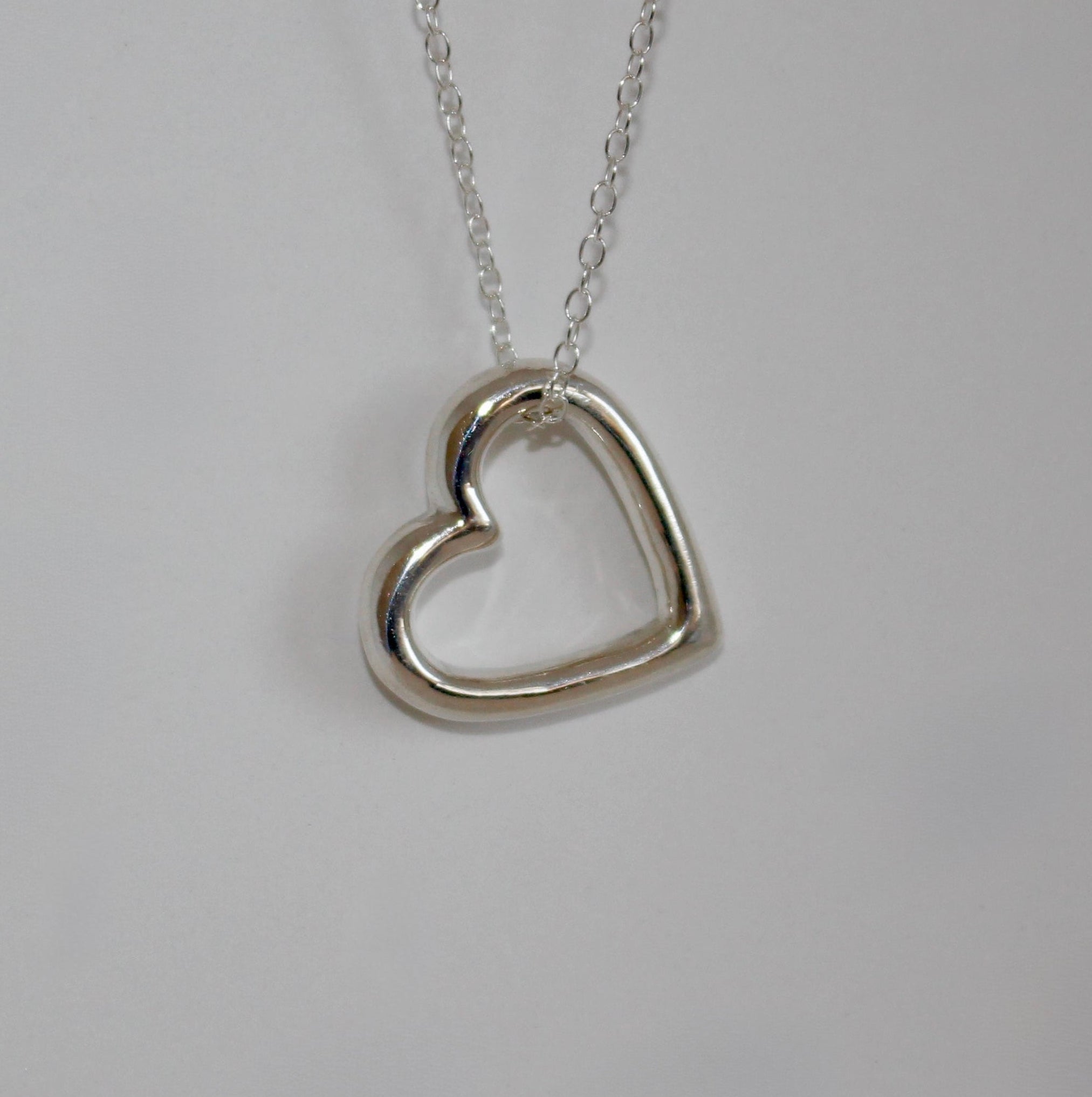 Amora Heart Necklace | Recycled Sterling Silver | Handcrafted