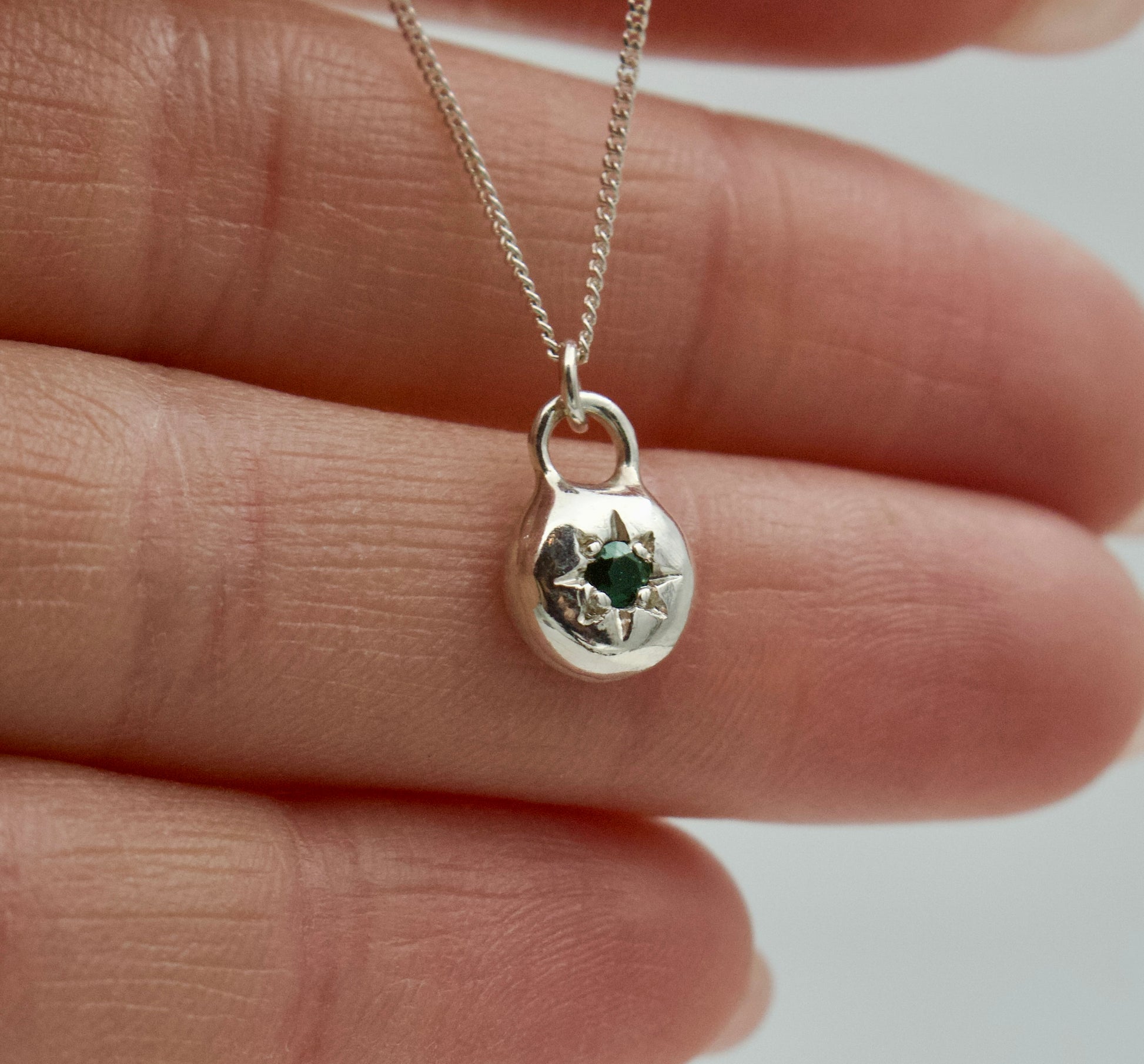 Star Set Tourmaline Necklace | Minima Collection
