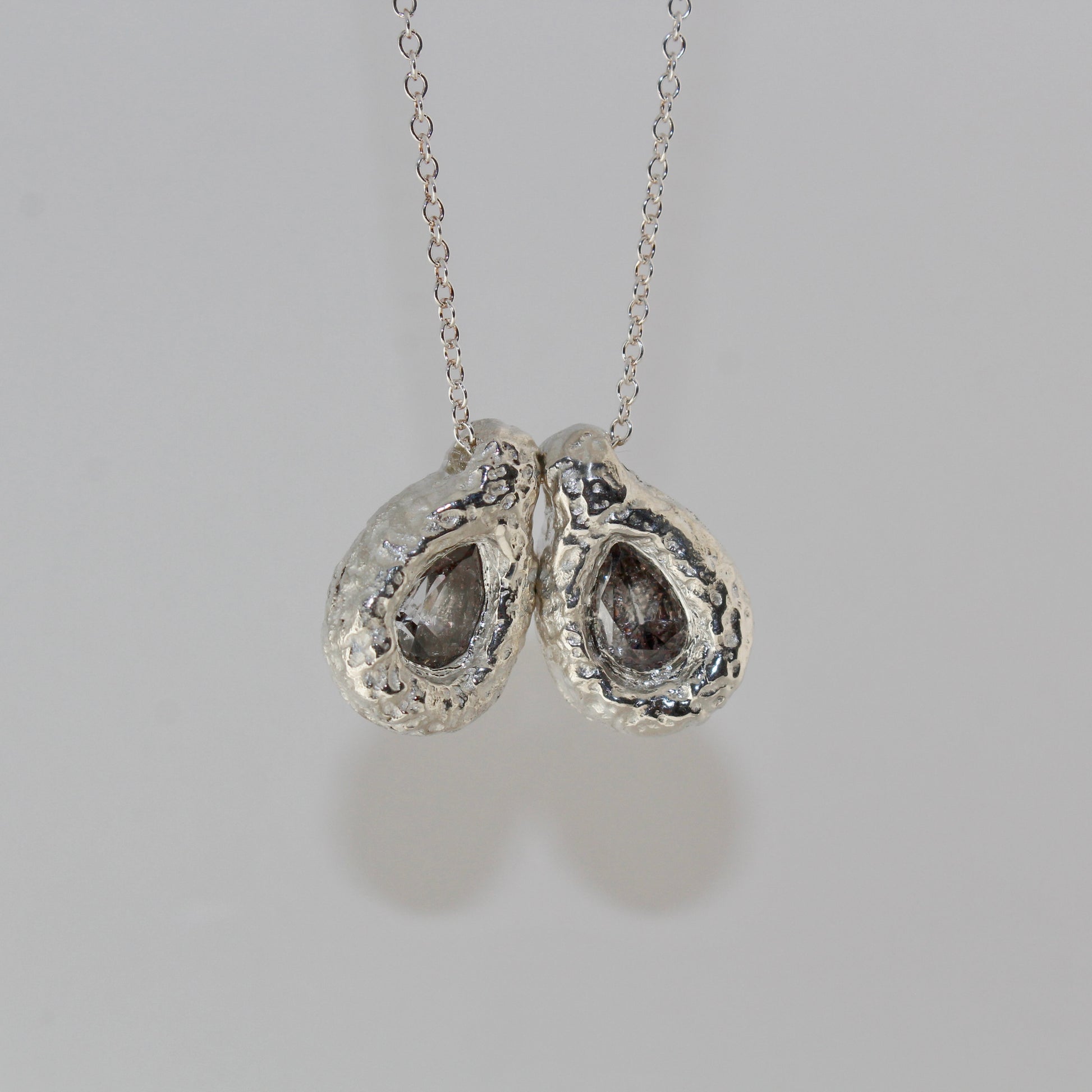 Ember Drop Pear Necklace
