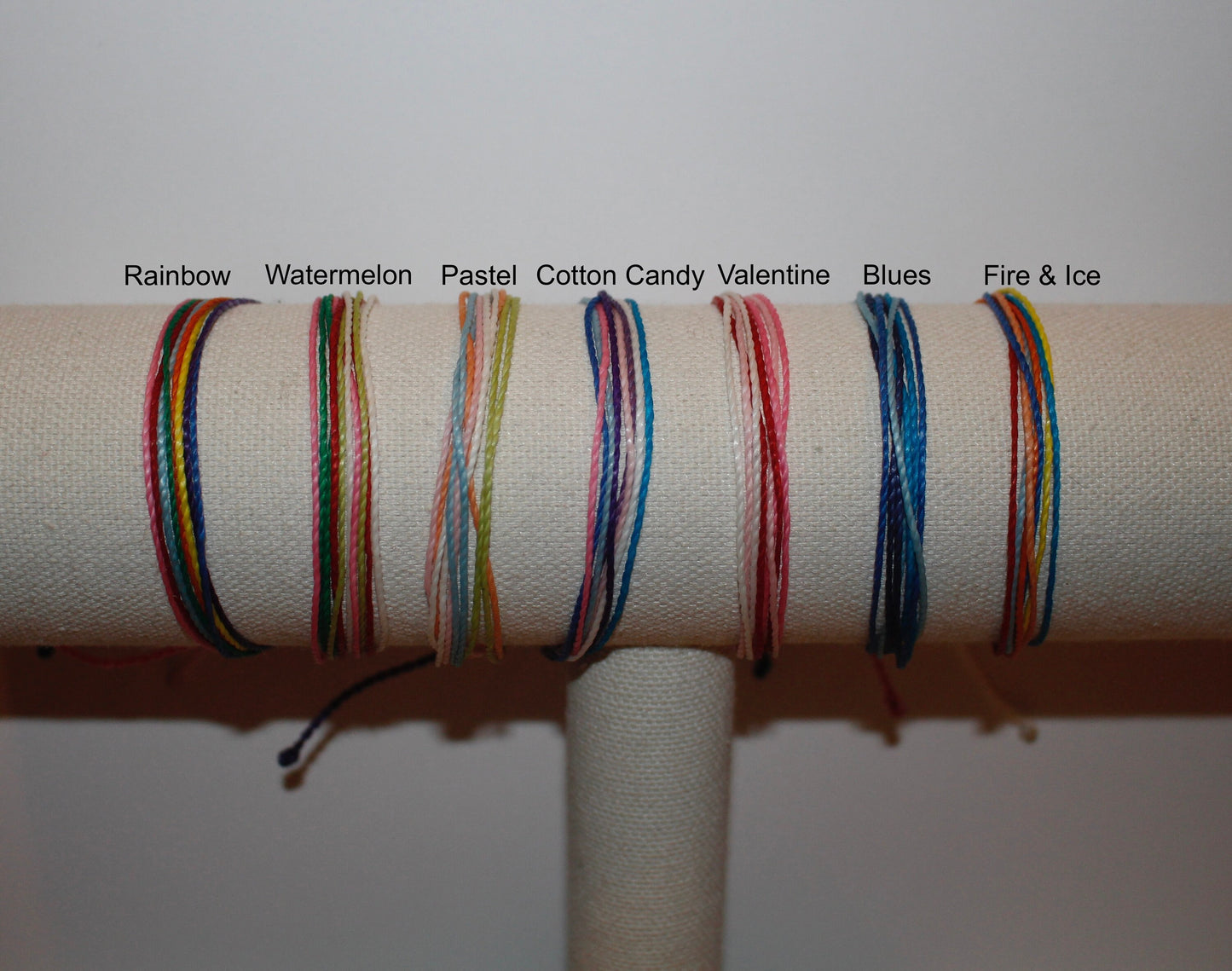 Pura Vida Style Bracelet, Waterproof, Waxed, Available in 34 Colors, Friendship Bracelet, Unisex, Adjustable, Custom