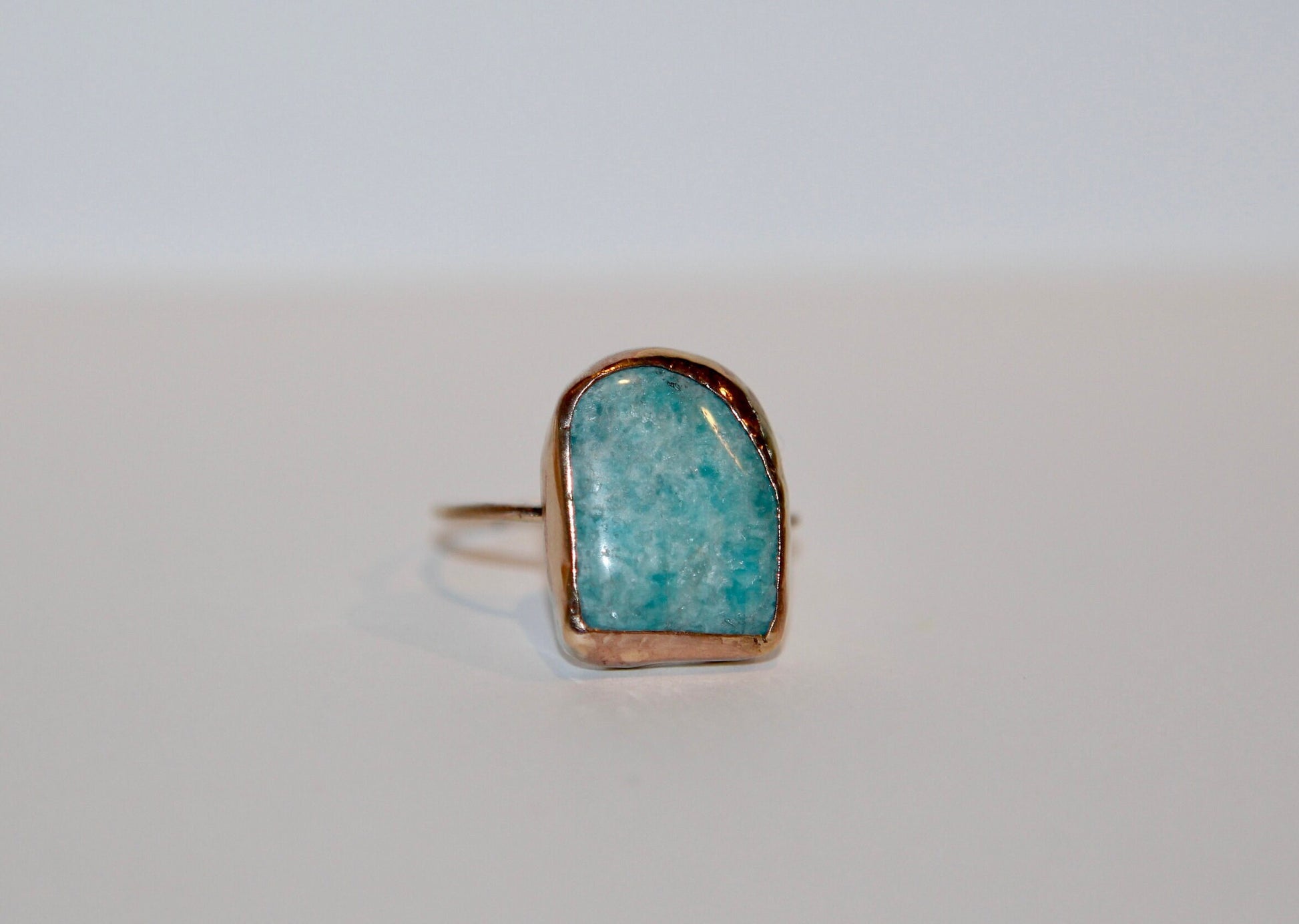 Amazonite Ring in 14k Gold Fill - Size 6.75