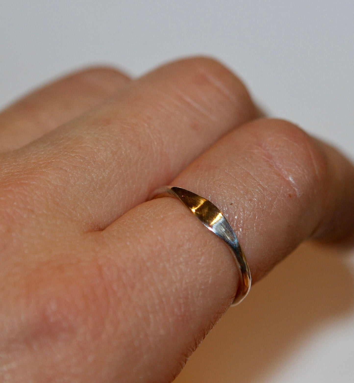 Signet Ring Available in Sterling Silver and 14k Gold Fill