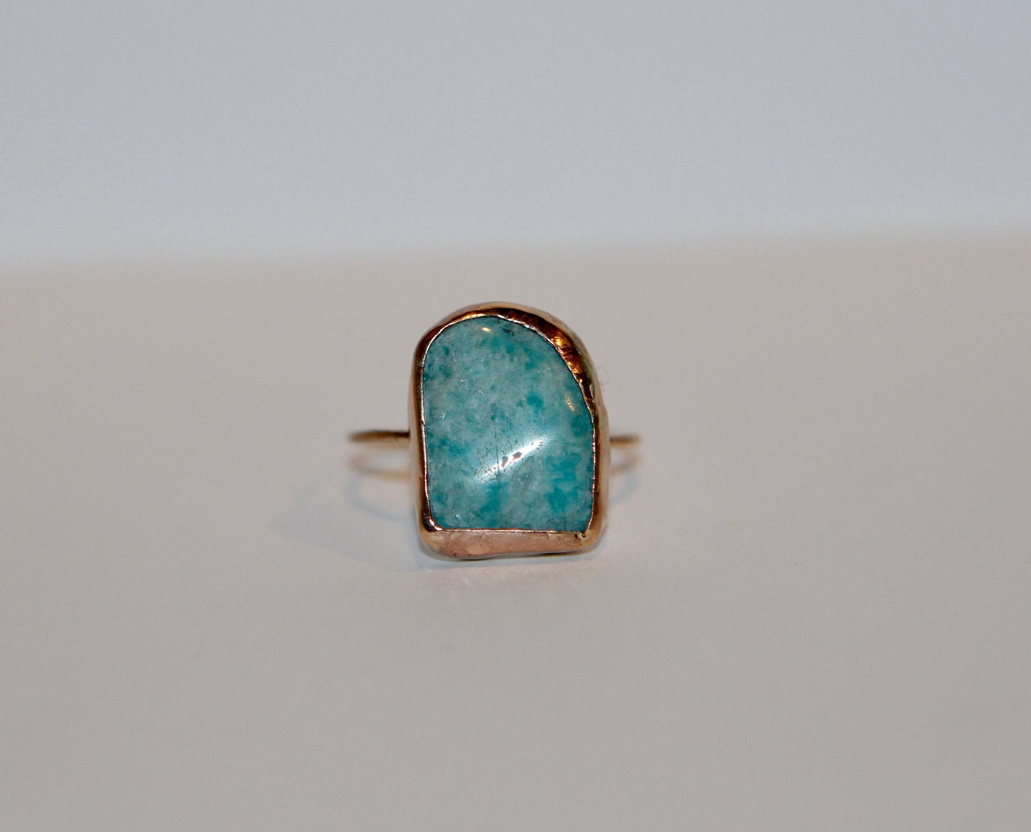 Amazonite Ring in 14k Gold Fill - Size 6.75