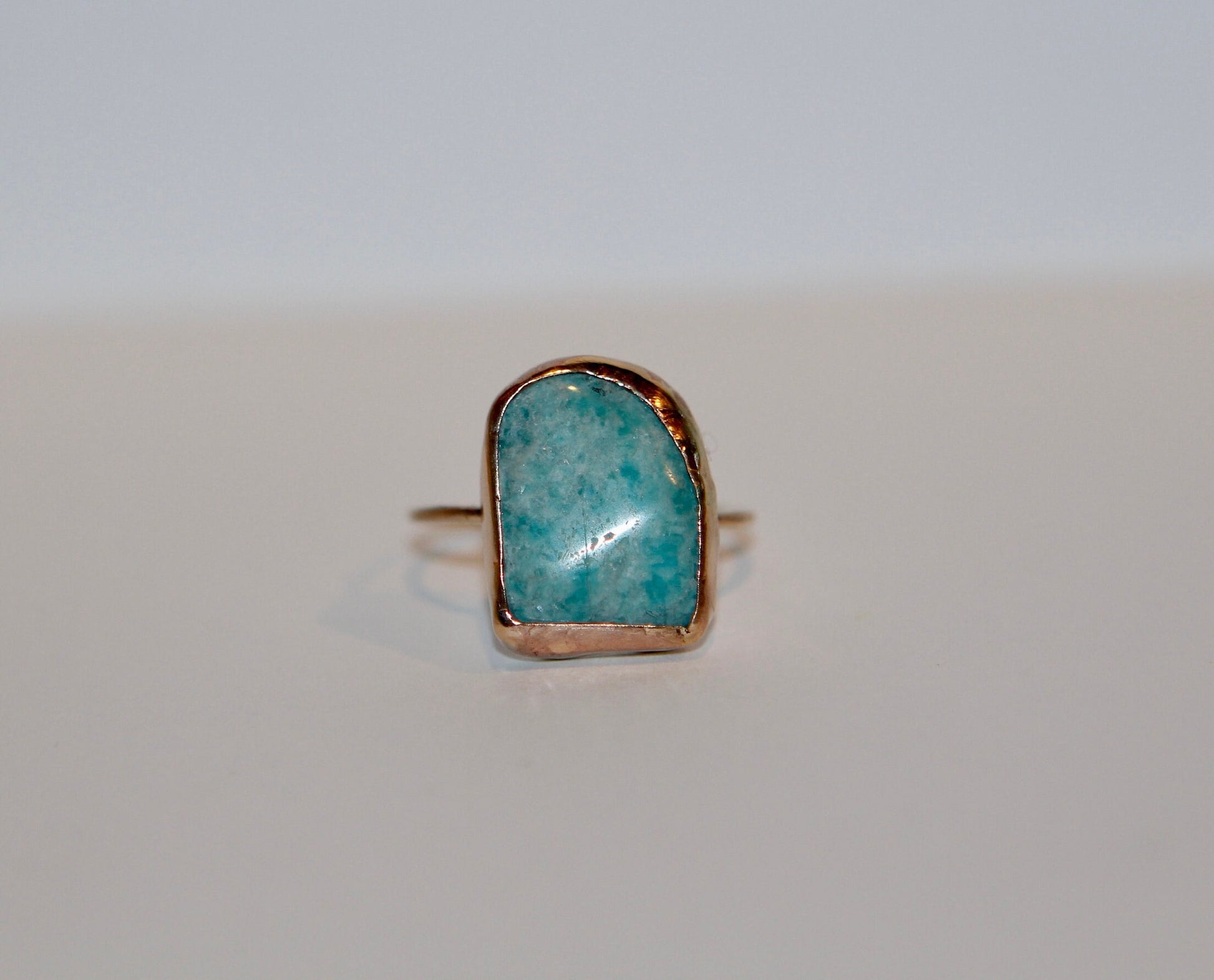 Amazonite Ring in 14k Gold Fill - Size 6.75