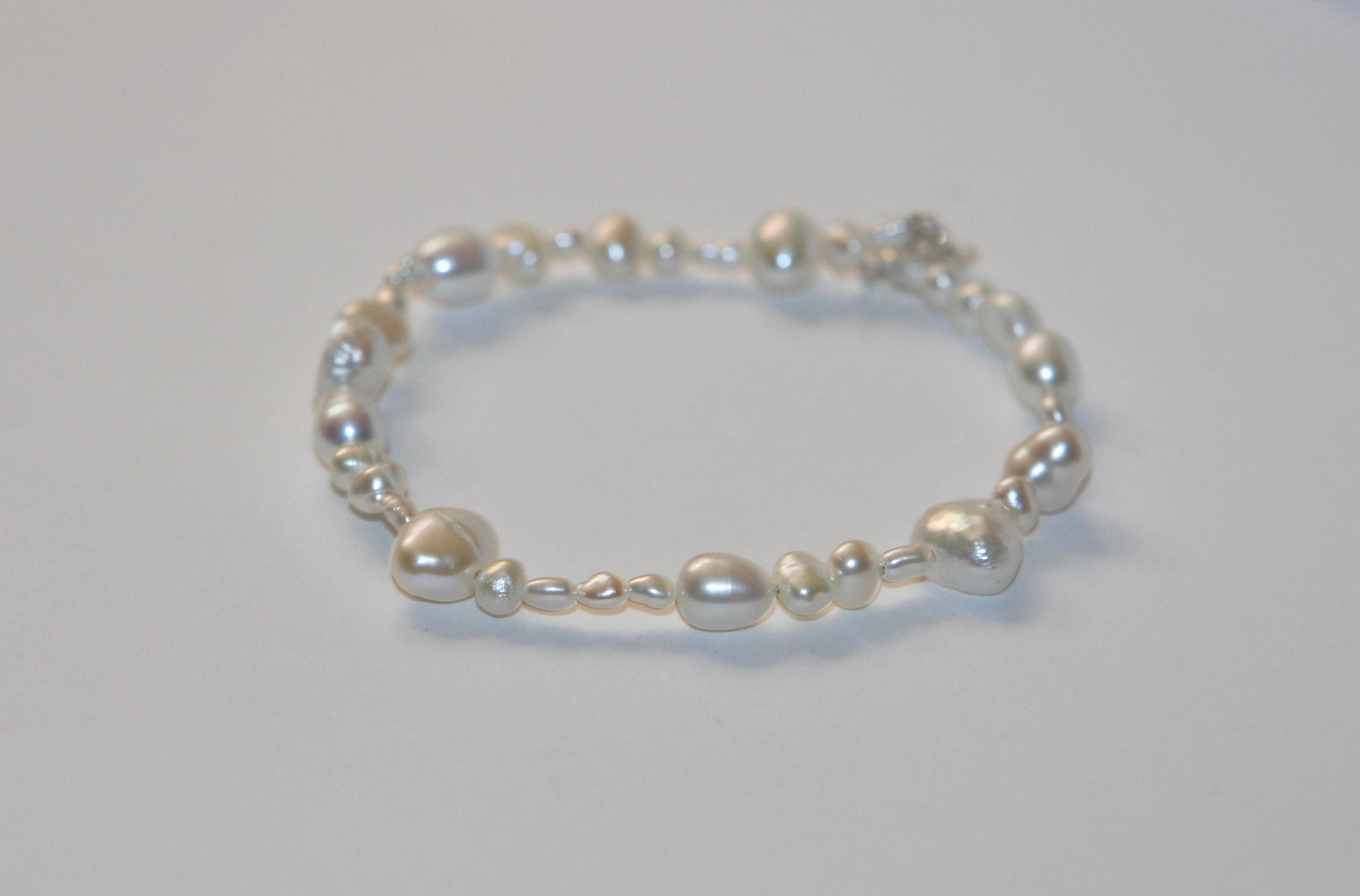 Freshwater Pearl Bracelet Available in Sterling Silver and 14k Gold Fill