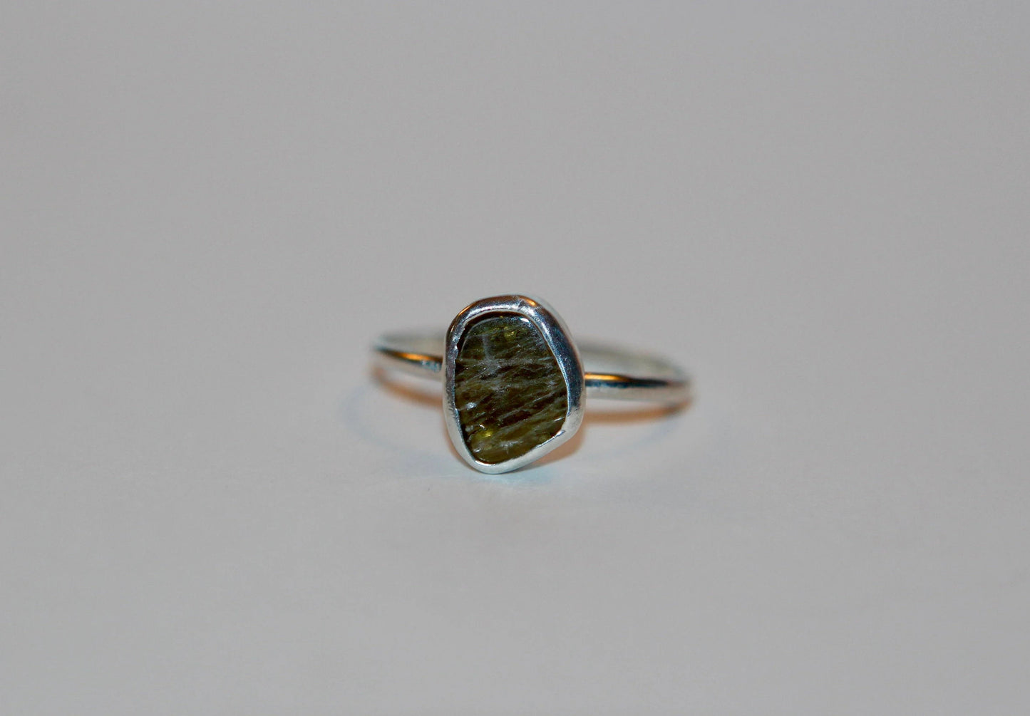 Mixed Tourmaline Stacking Rings - Sterling Silver