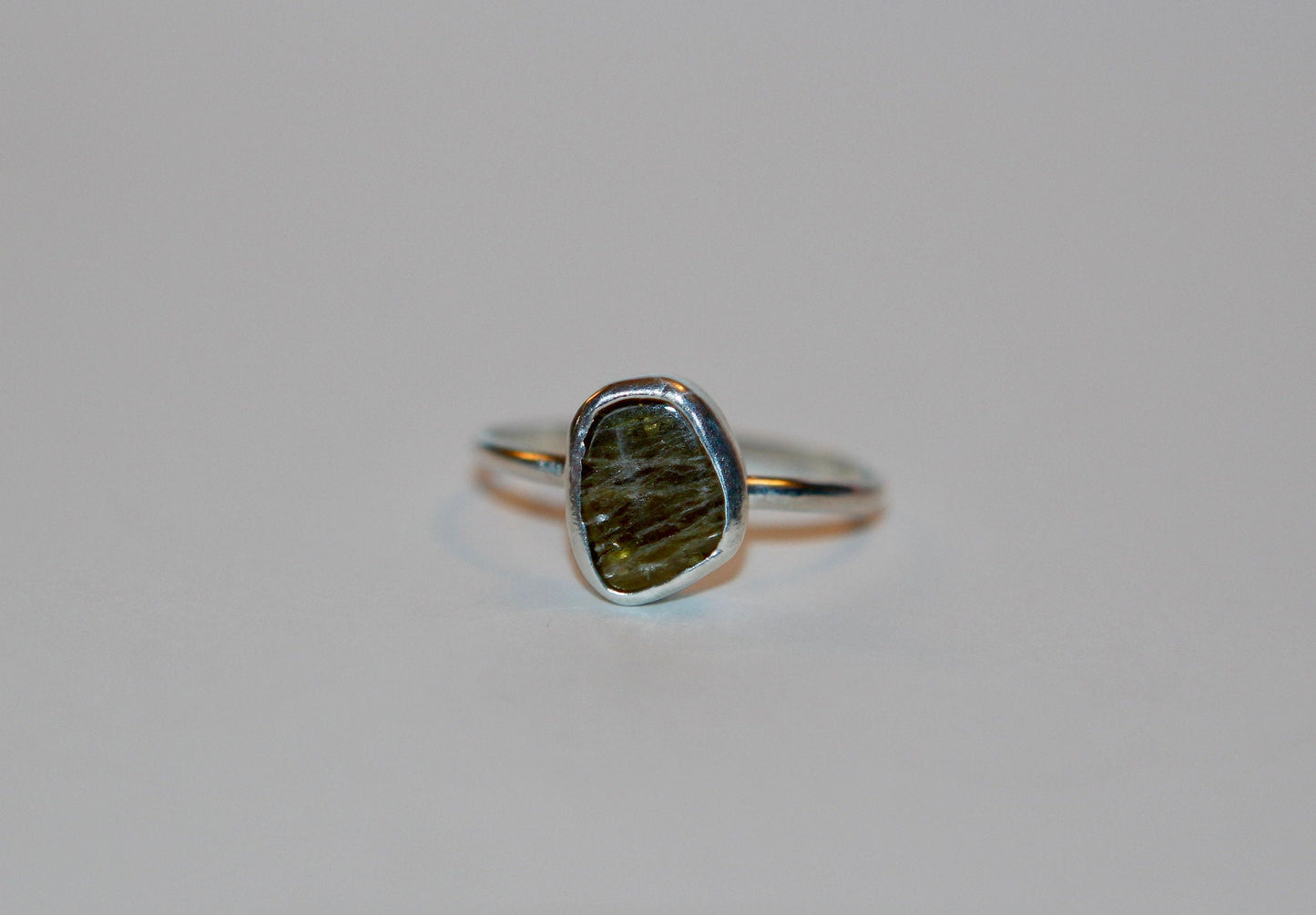 Mixed Tourmaline Stacking Rings - Sterling Silver