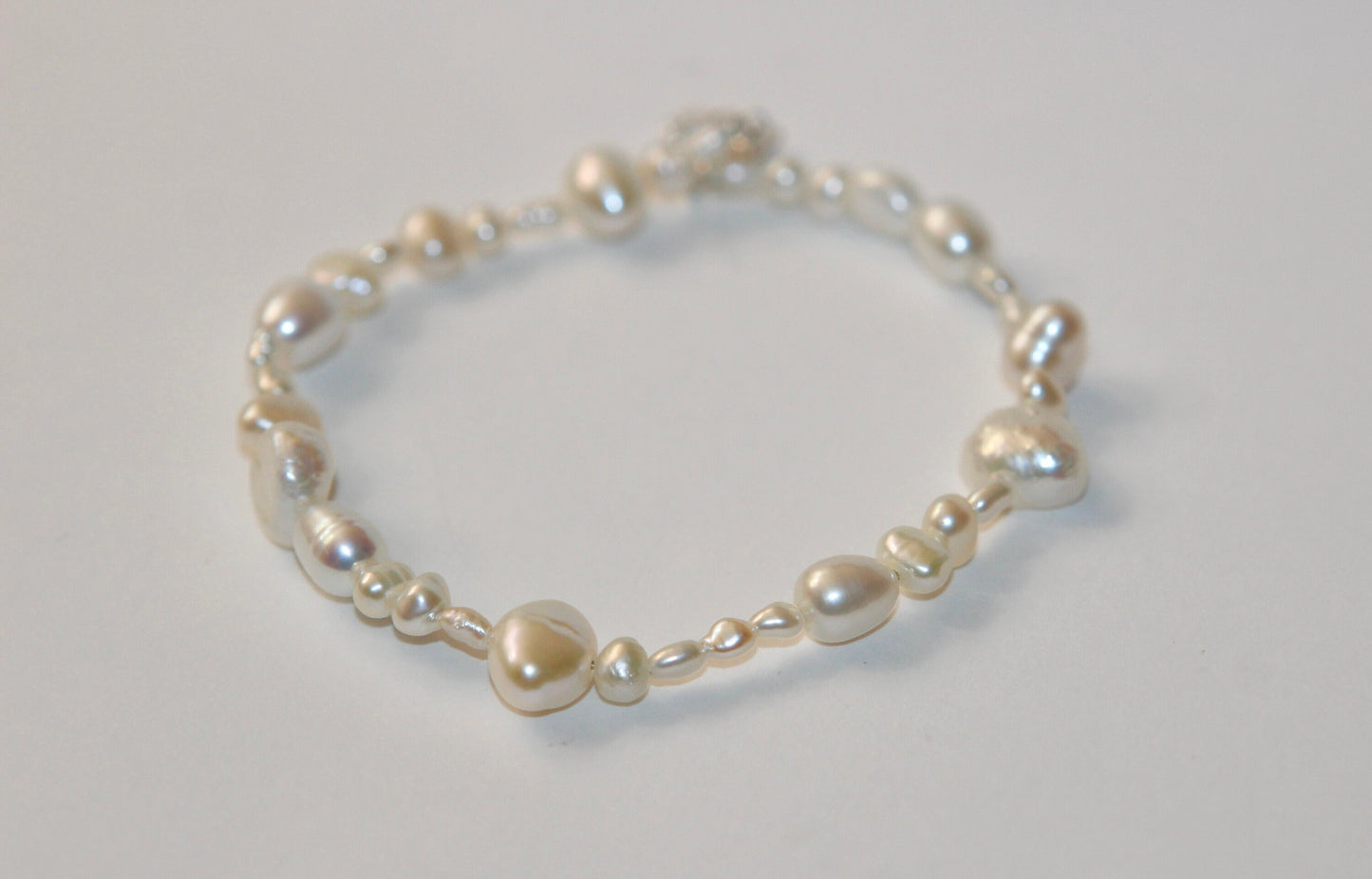 Freshwater Pearl Bracelet Available in Sterling Silver and 14k Gold Fill