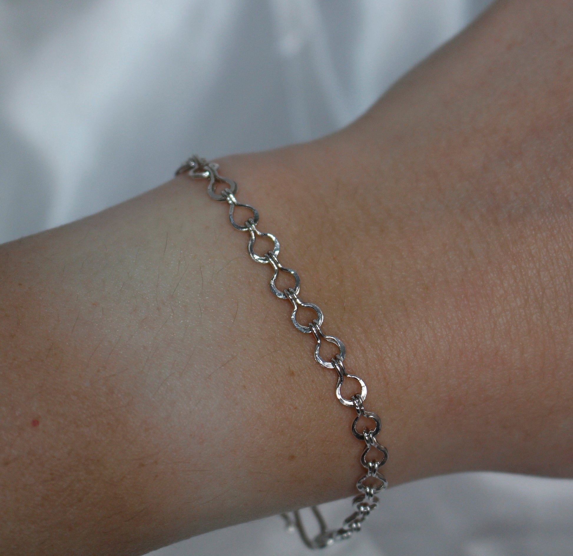 Handmade Fine Silver bracelet