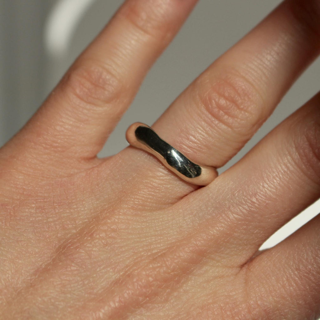 Slalom Ring Made From Recycled Sterling Silver