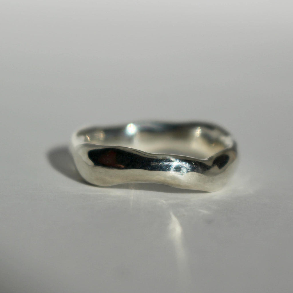 Slalom Ring Made From Recycled Sterling Silver