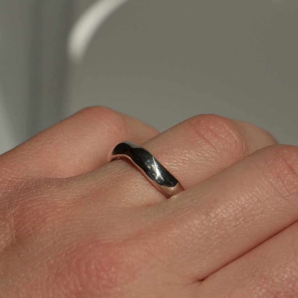Slalom Ring Made From Recycled Sterling Silver
