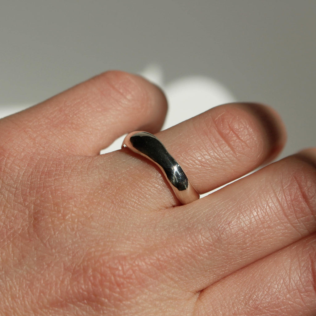 Slalom Ring Made From Recycled Sterling Silver
