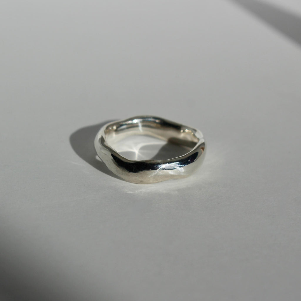 Slalom Ring Made From Recycled Sterling Silver