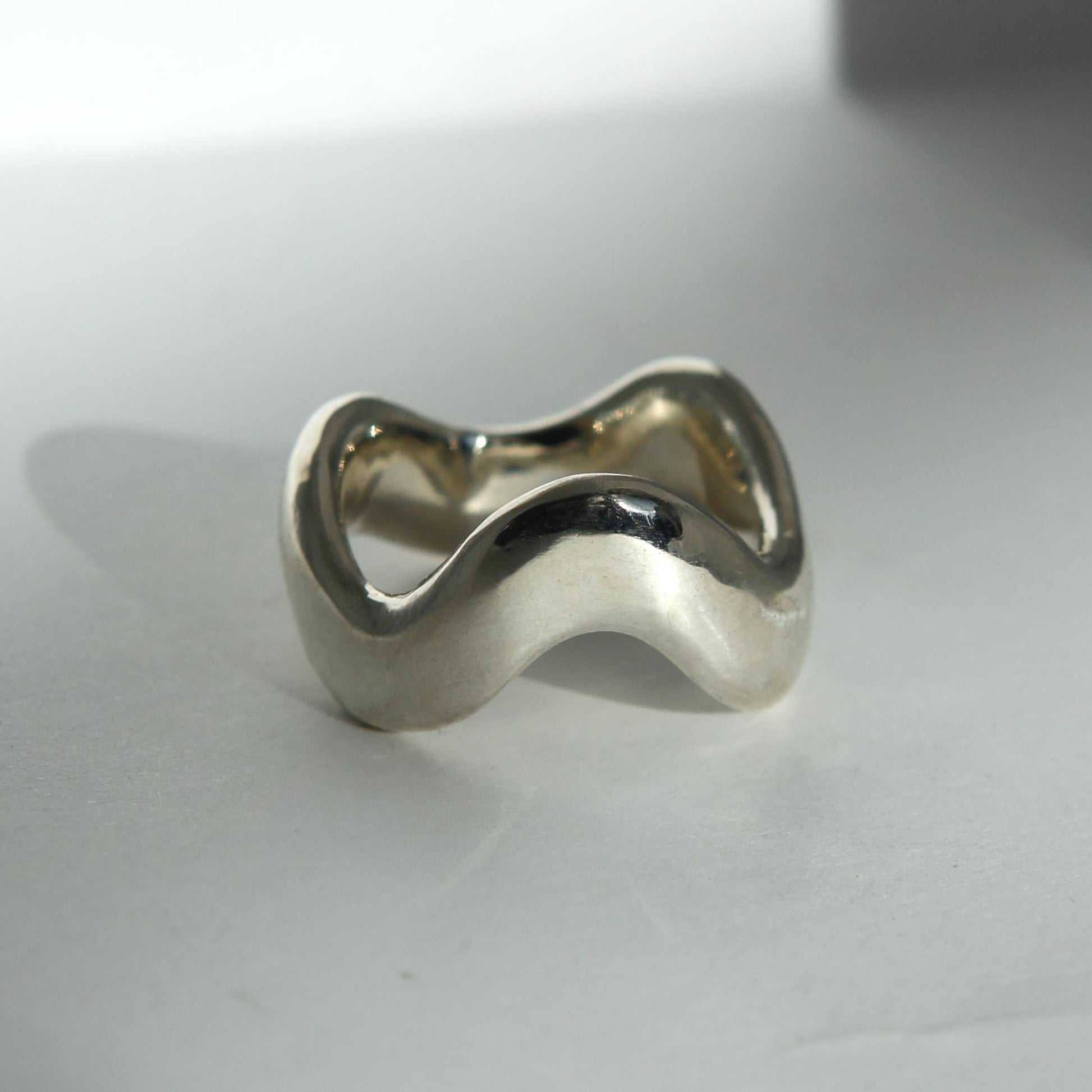 Oscillate Ring Made From Recycled Sterling Silver