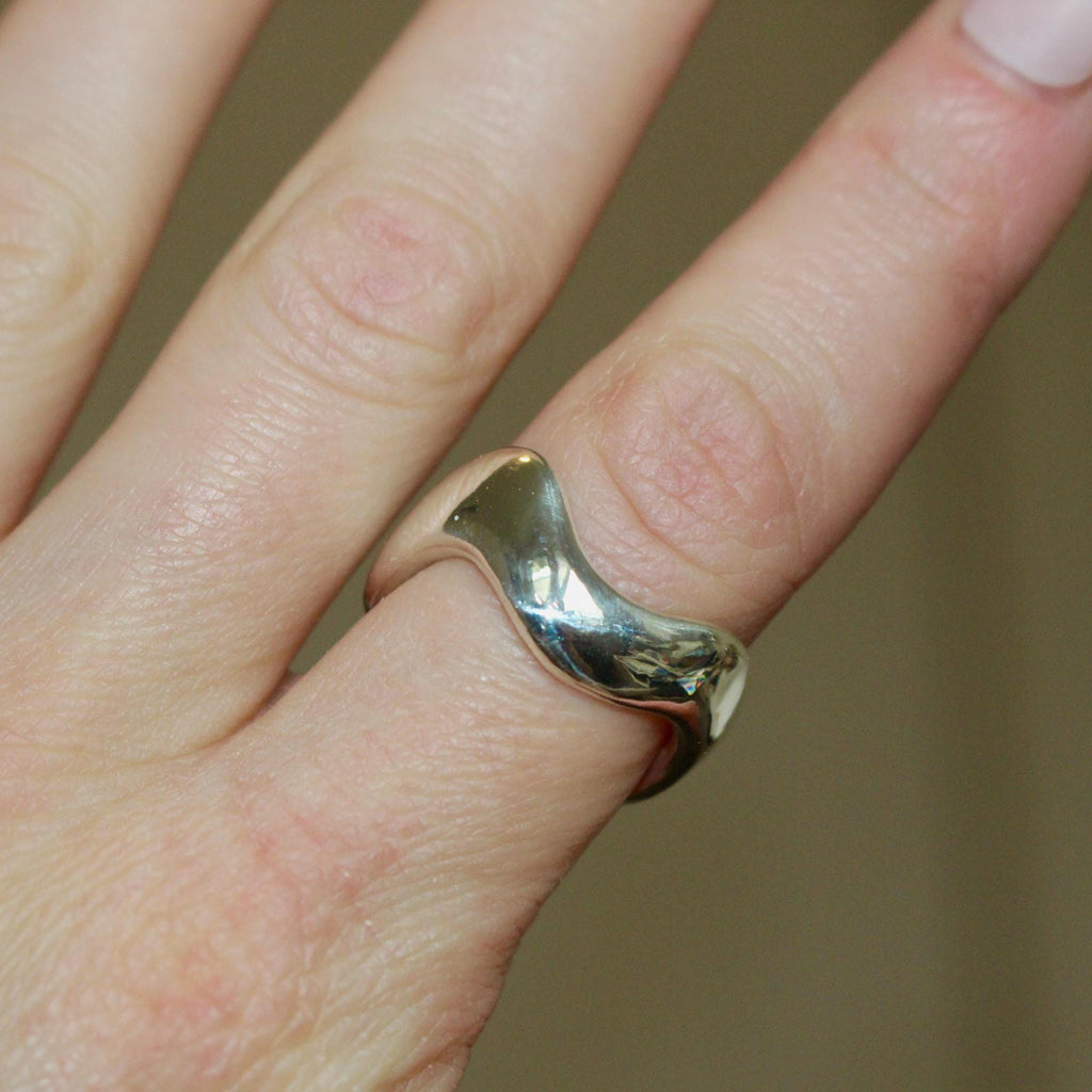 Oscillate Ring Made From Recycled Sterling Silver
