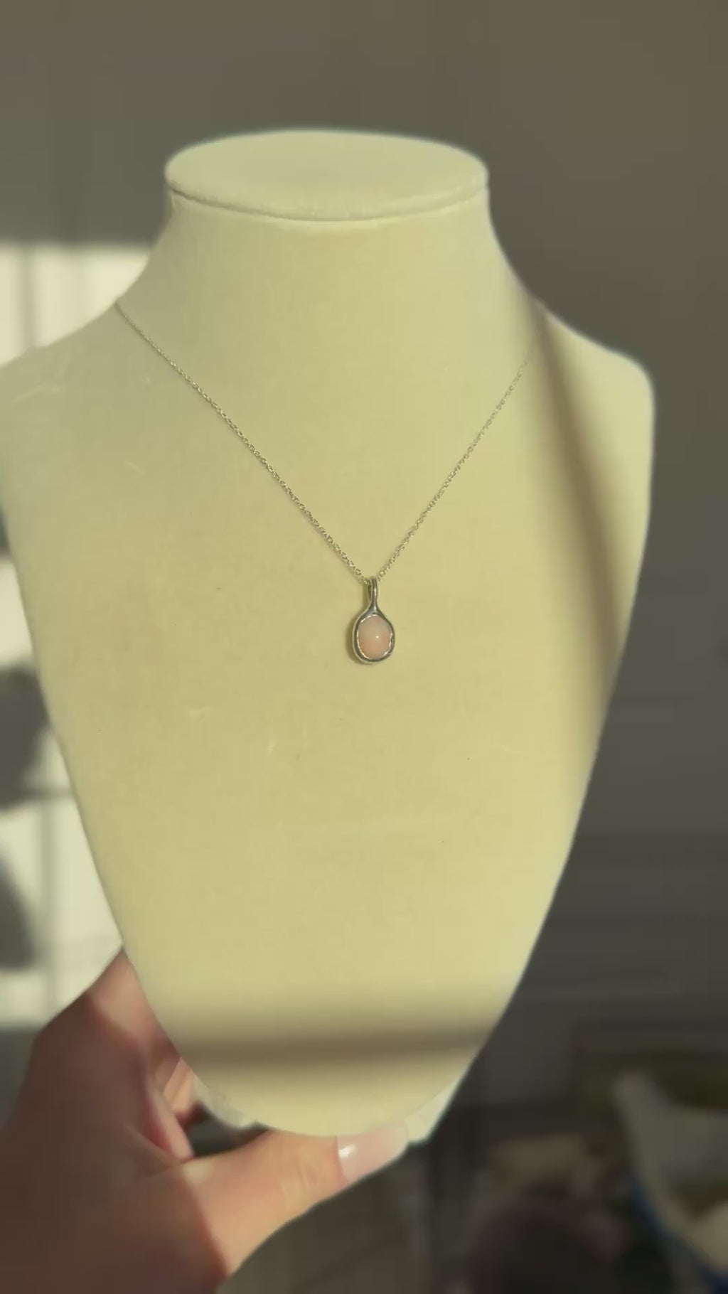 Ethiopian Opal Pendant Necklace