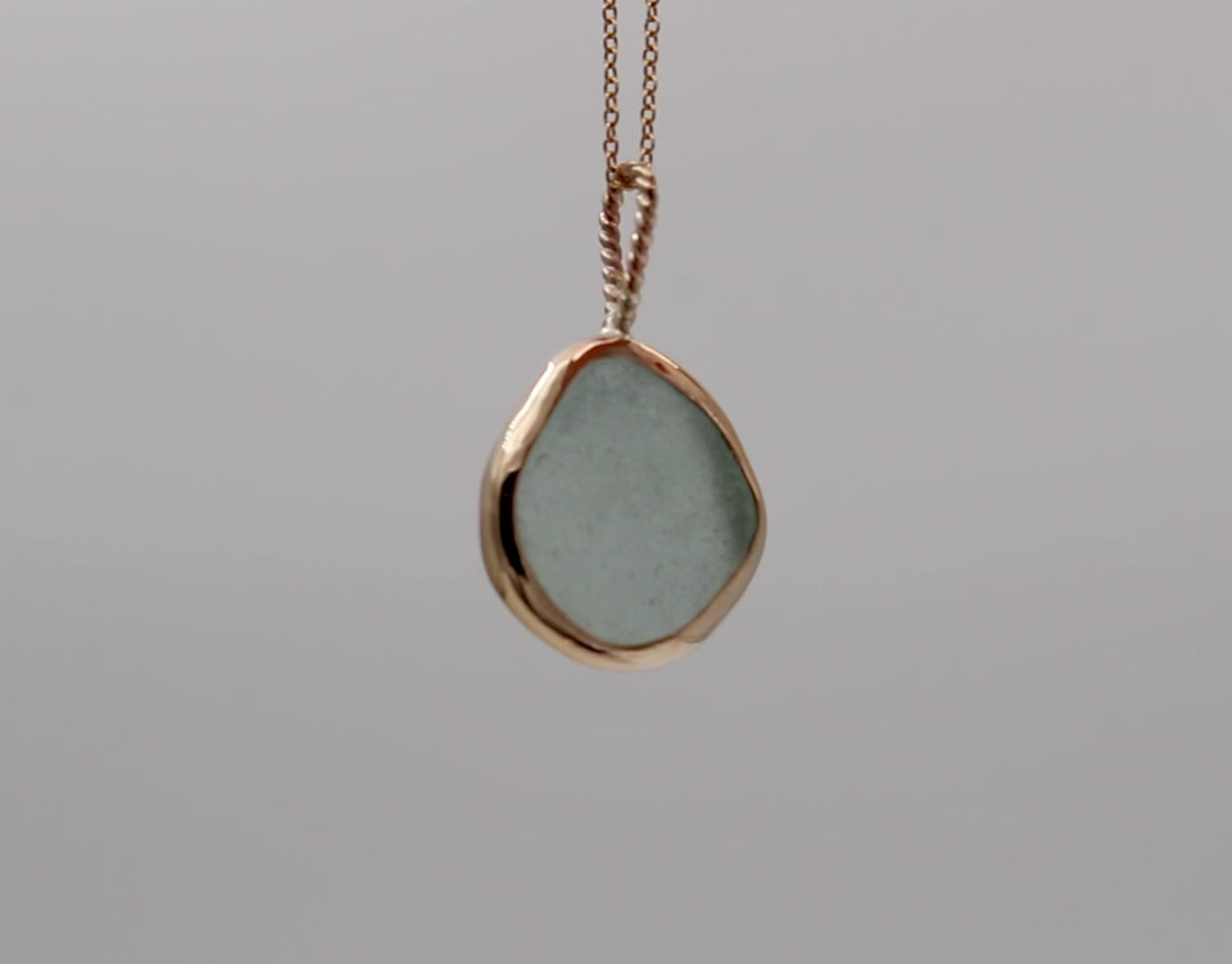 Golden Drift Sea Glass Necklaces