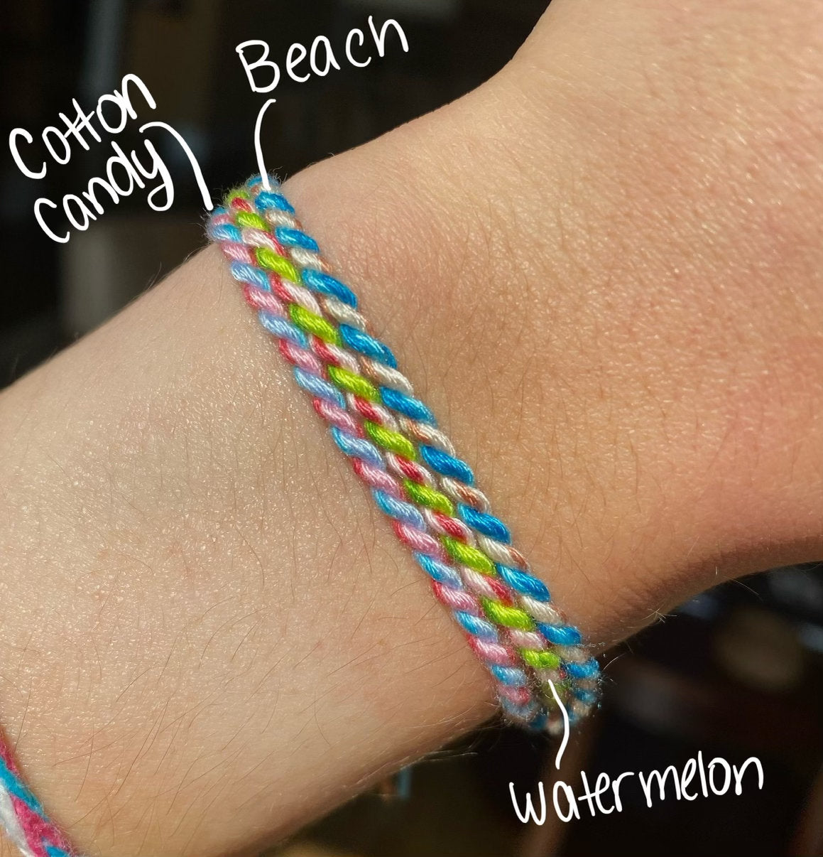 Handmade Wrap Friendship Braided Bracelet for Women Teen Girls Colorful  Wrist Cord Adjustable Birthday Gifts-Party Favors,,Style 5，G151513 -  Walmart.com