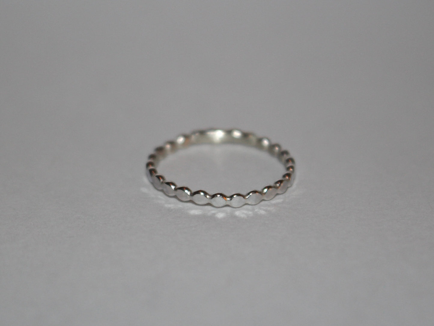Sterling Silver Bubble Stacking Ring, Waterproof and Tarnish resistant, Stacking Ring