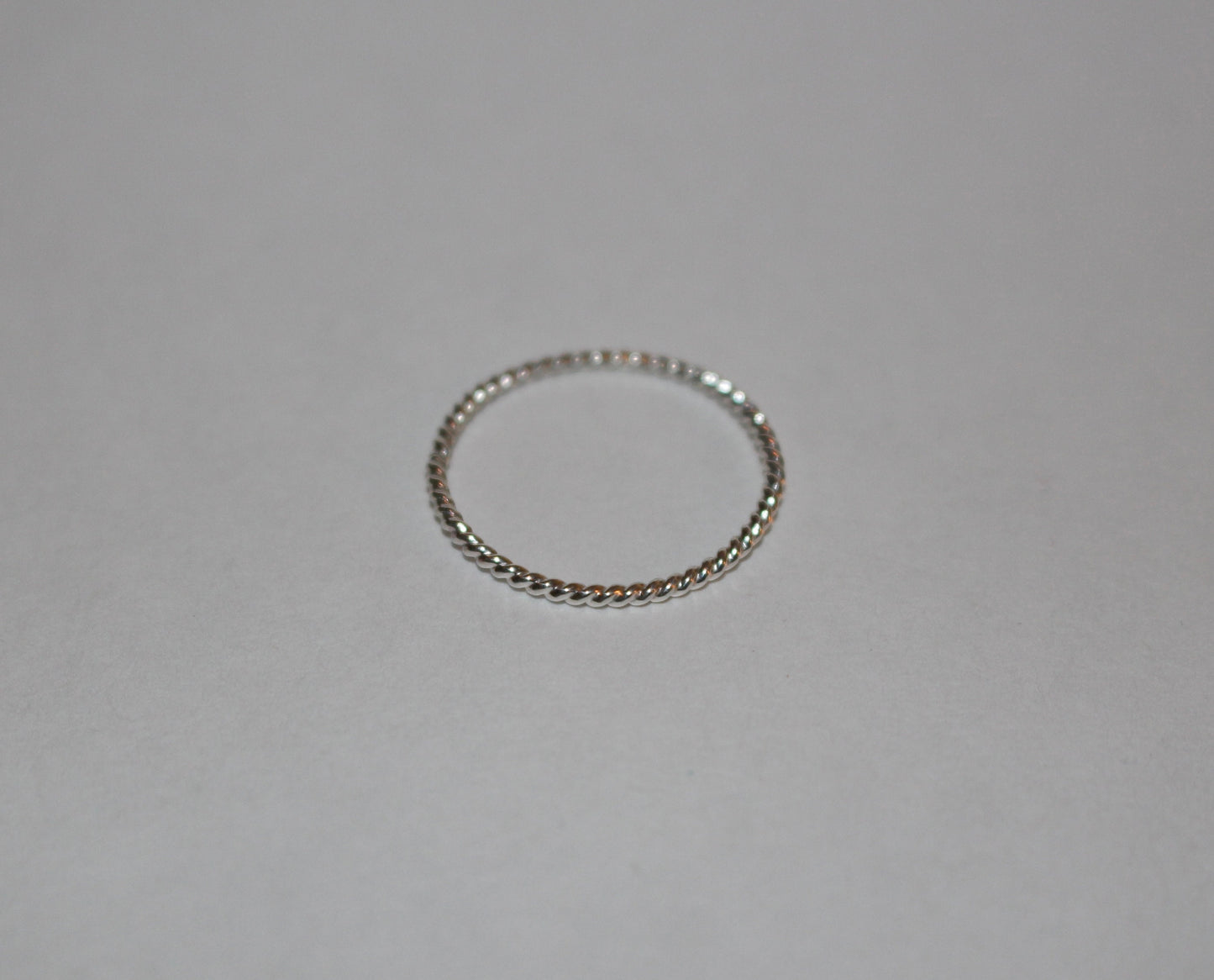 Sterling Silver Twist Stacking Ring