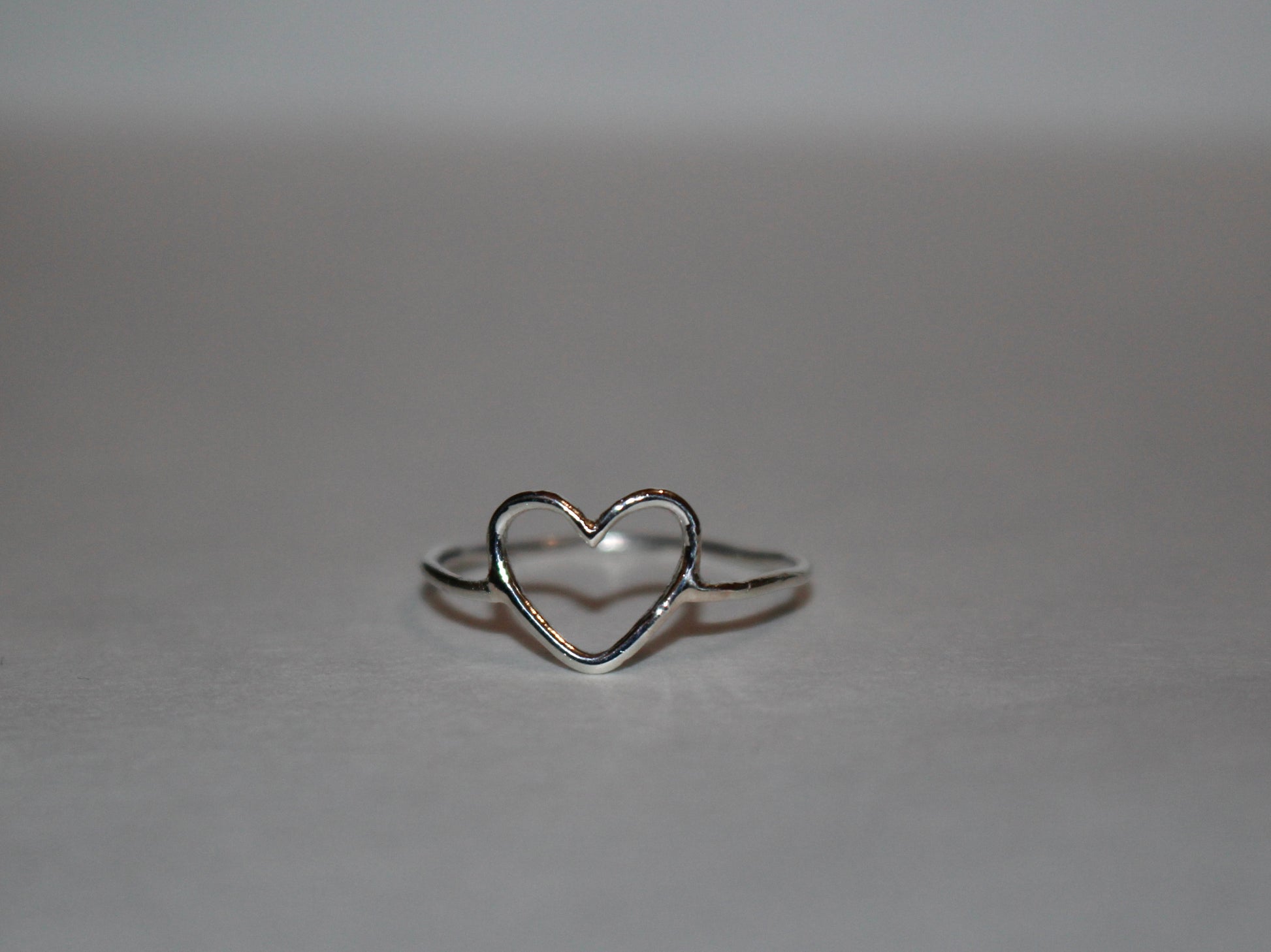 Sterling Silver One of a Kind Heart Rings