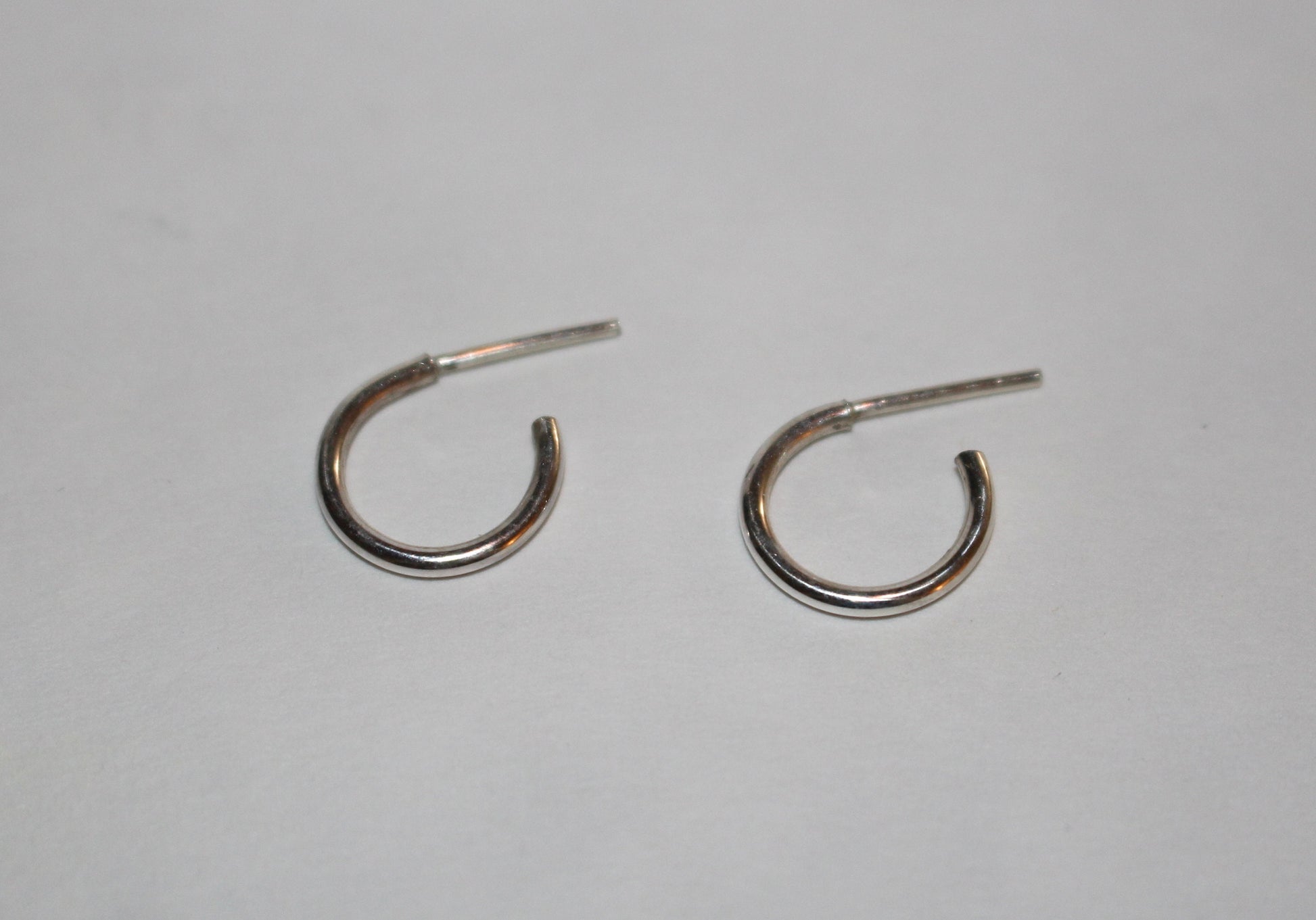 Sterling Silver Hoop Earrings Available in Two Styles and Three Sizes