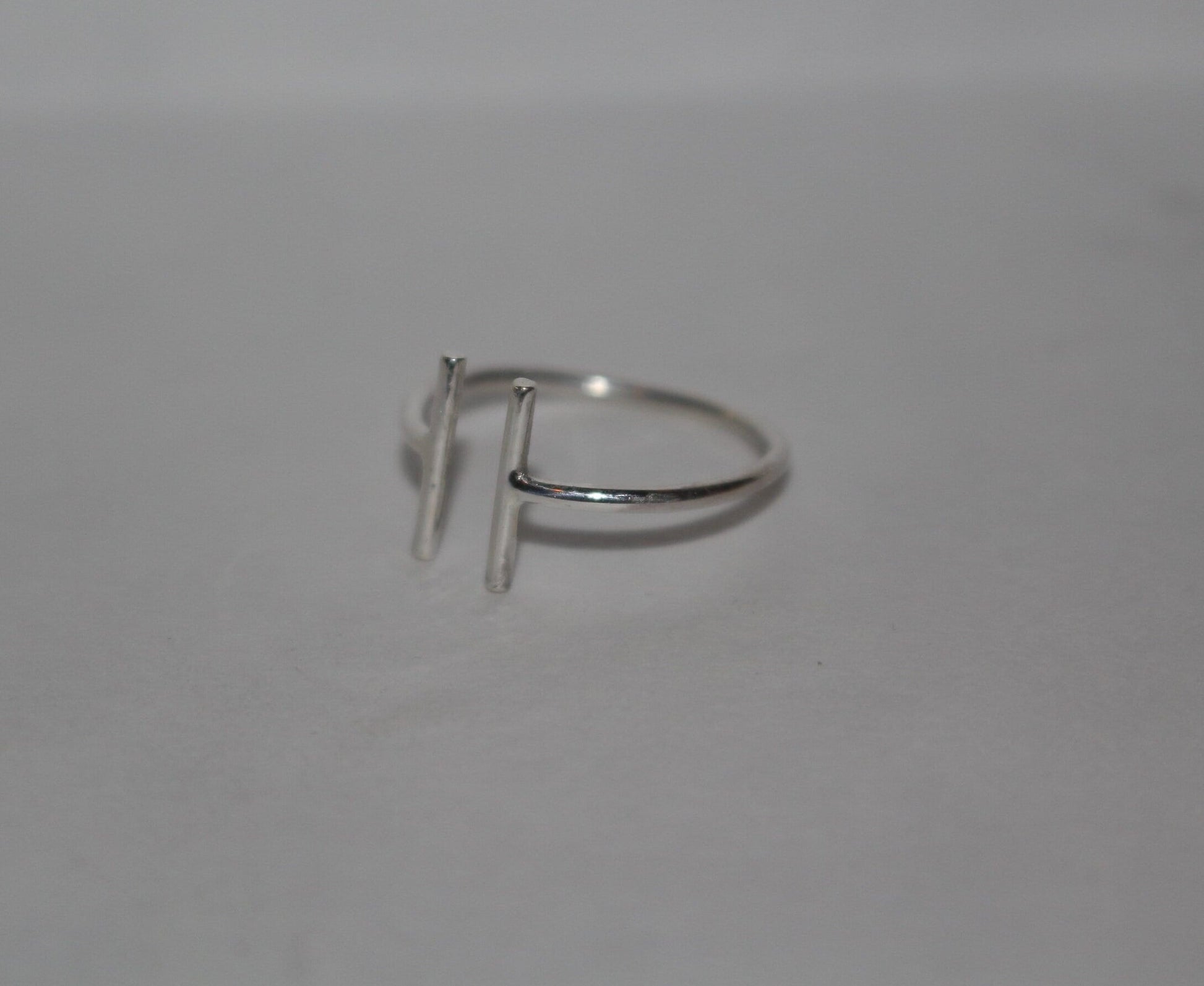 Round T-Bar Ring - Available in Sterling Silver and 14k Gold Fill
